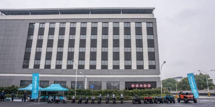 Sede da CFMOTO em Hangzhou, na história da CFMOTO