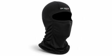 Touca balaclava térmica preta GP Tech Maxxi Cool para motociclistas