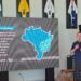 Apresentação da CFMOTO mostra mapa com as novas cidades da rede, entre elas Belo Horizonte