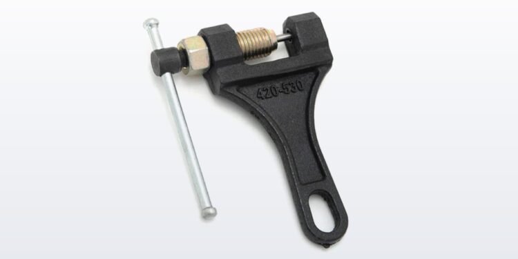 Chave extratora de corrente para moto e bike, tamanhos 420 a 530, com pino