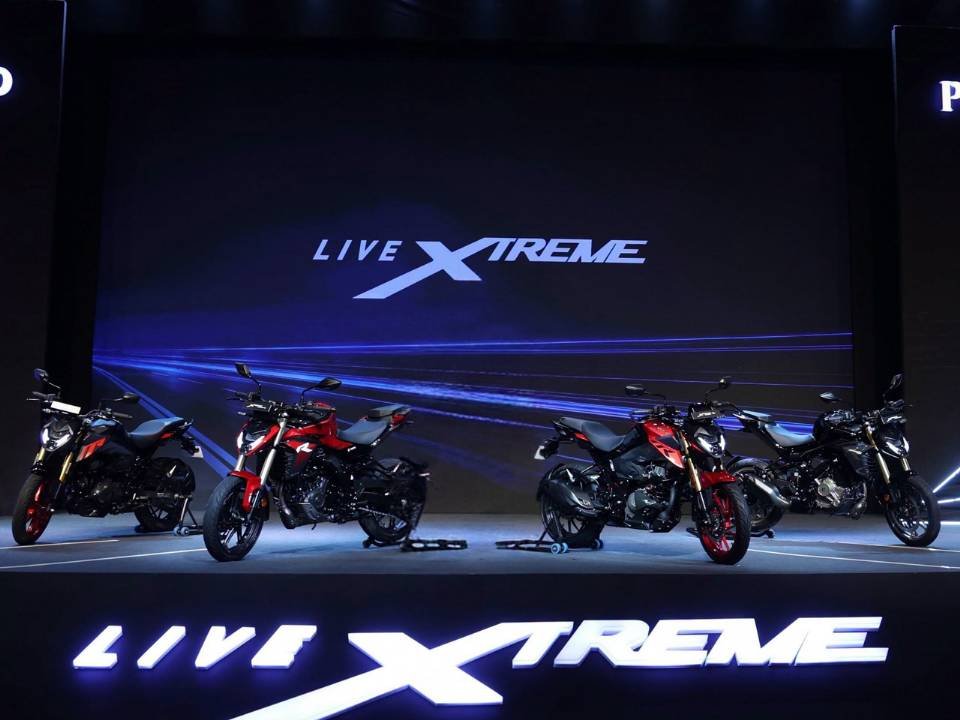 Xtreme 160R 4V e Hero Xtreme 250R lado a lado na linha 2027