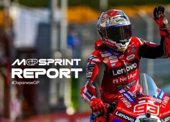 Diogo Moreira durante a Sprint da MotoGP em Motegi