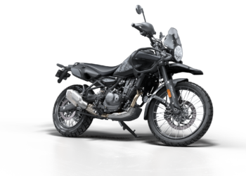 Royal Enfield Himalayan 450 na cor Mana Black, modelo mais vendido da marca no Brasil em setembro