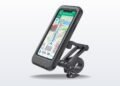 Suporte de celular articulado à prova d'água para guidão de moto