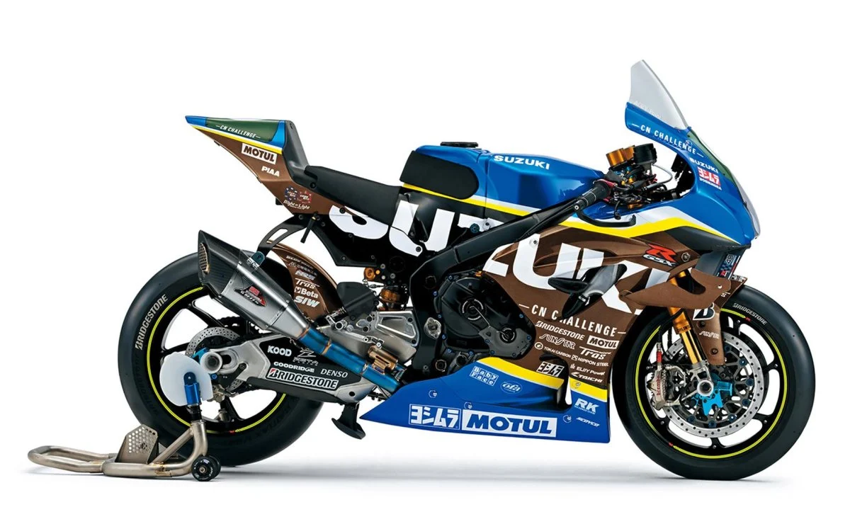 Fibra de linho Suzuki em carenagens sem pintura da GSX-R1000R de corrida