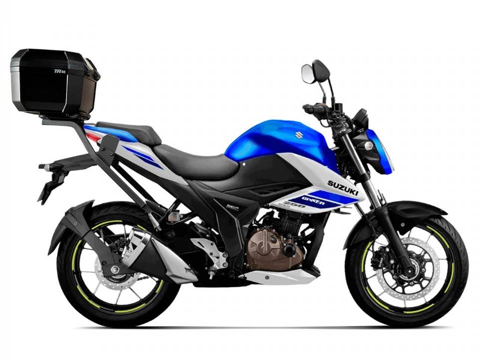 Suzuki Gixxer 250i ABS vista de frente com farol de LED