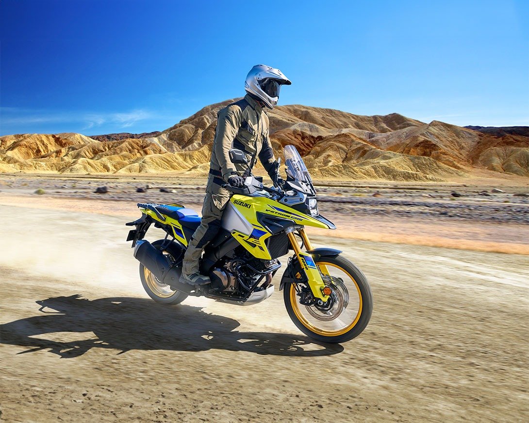 Suzuki V-Strom 1050XT 2027 preparada para trechos de terra