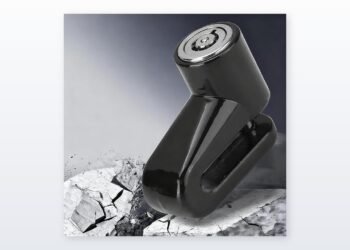 Trava de disco antifurto universal para moto, bike e bicicleta