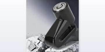 Trava de disco antifurto universal para moto, bike e bicicleta