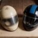Capacete antigo e capacete novo lado a lado, validade do capacete